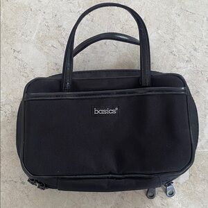 Basics NWT Black Mini Travel Makeup Bag